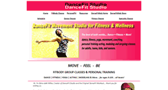 Desktop Screenshot of dancefitstudio.dancefitweb.com